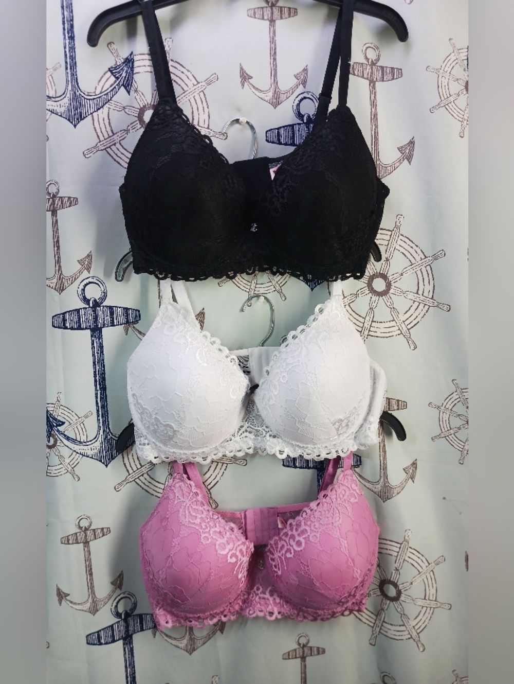Lot Of 3-Juicy Couture Intimates Bras/ Size 40D / Padded,Underwire